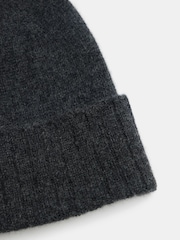 Hush Grey Cashmere Beanie - Image 3 of 4