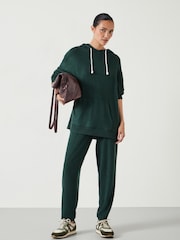 Hush Green Elle Supersoft Longline Hoodie - Image 2 of 5