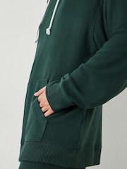 Hush Green Elle Supersoft Longline Hoodie - Image 4 of 5