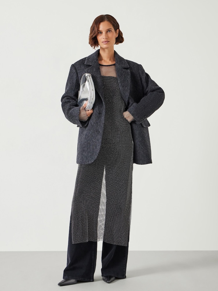 Hush Black Una Sparkle Maxi Dress - Image 1 of 6