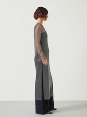 Hush Black Una Sparkle Maxi Dress - Image 4 of 6