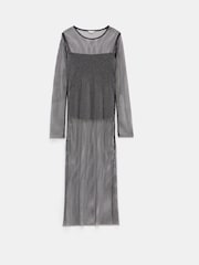 Hush Black Una Sparkle Maxi Dress - Image 6 of 6