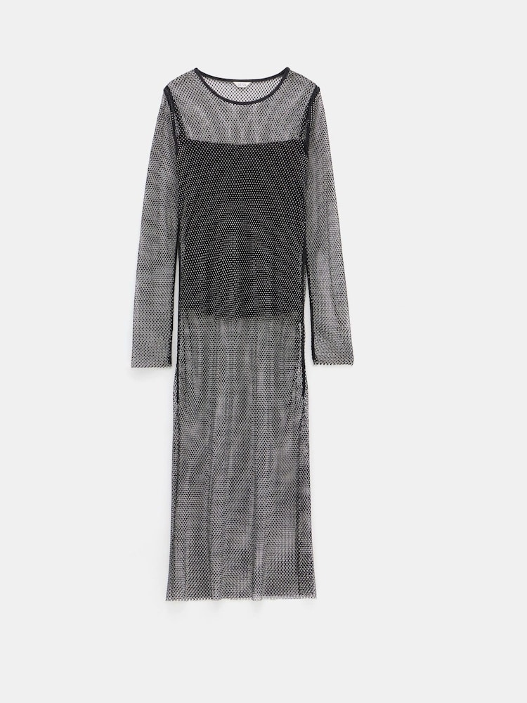 Hush Black Una Sparkle Maxi Dress - Image 6 of 6