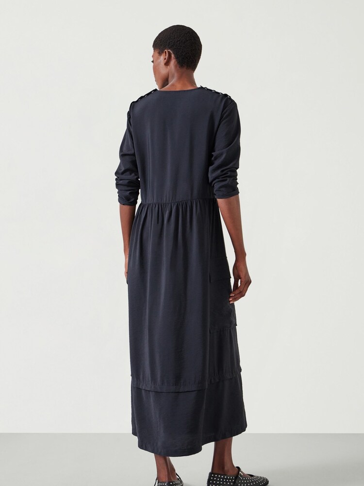 Hush Black Cristina Utility Maxi Dress - Image 2 of 5