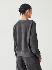 Hush Grey Marley Relaxed Sweatshirt - Image 3 of 5