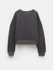 Hush Grey Marley Relaxed Sweatshirt - Image 5 of 5
