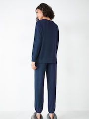 Blau - Hush Elle Superweiches Raglan-Top - Bild 4 von 5