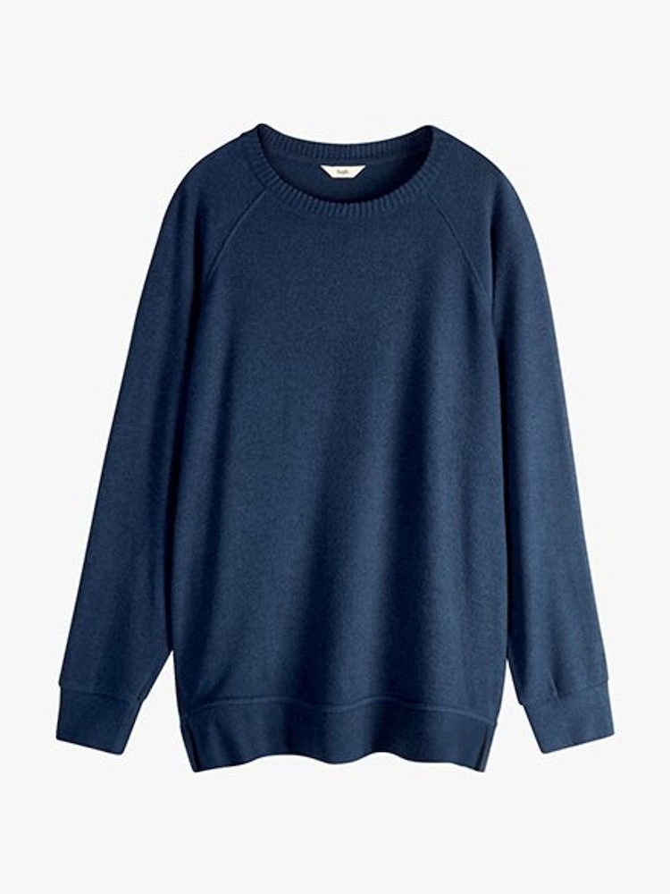 Blau - Hush Elle Superweiches Raglan-Top - Bild 5 von 5