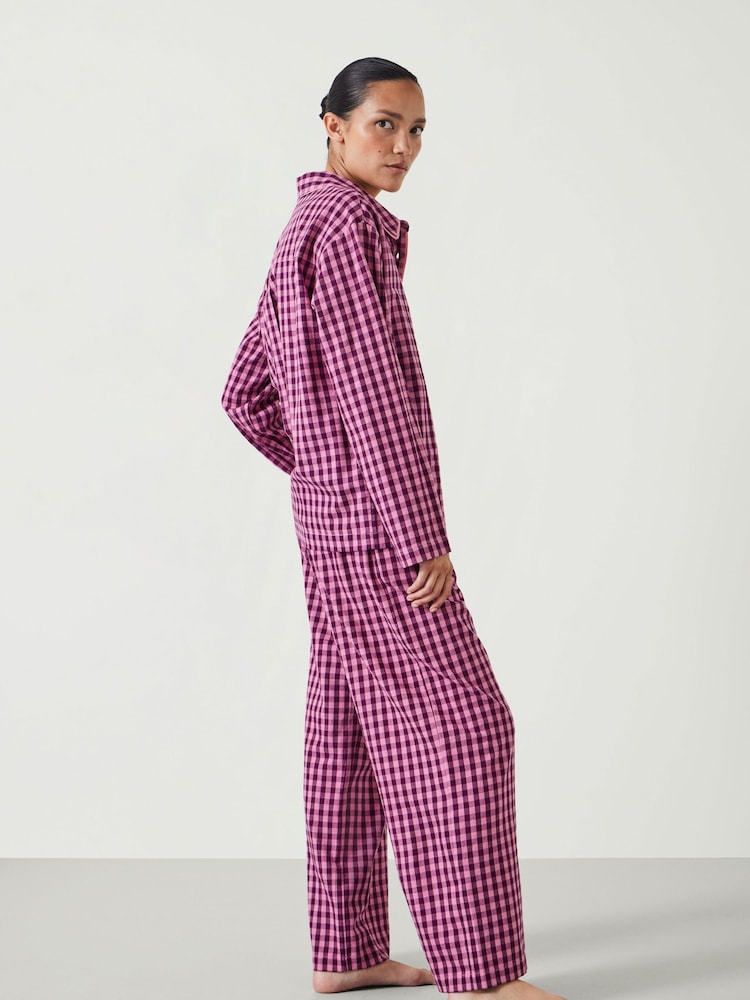 Hush Luella Pyjama aus Baumwolle und Viskose mit Vichy-Karo - Bild 2 von 5 Hush Luella Pyjama aus Baumwolle und Viskose mit Vichy-Karo - Bild 2 von 5
