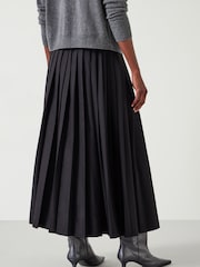 Hush Black Violet Wool Maxi Skirt - Image 2 of 5