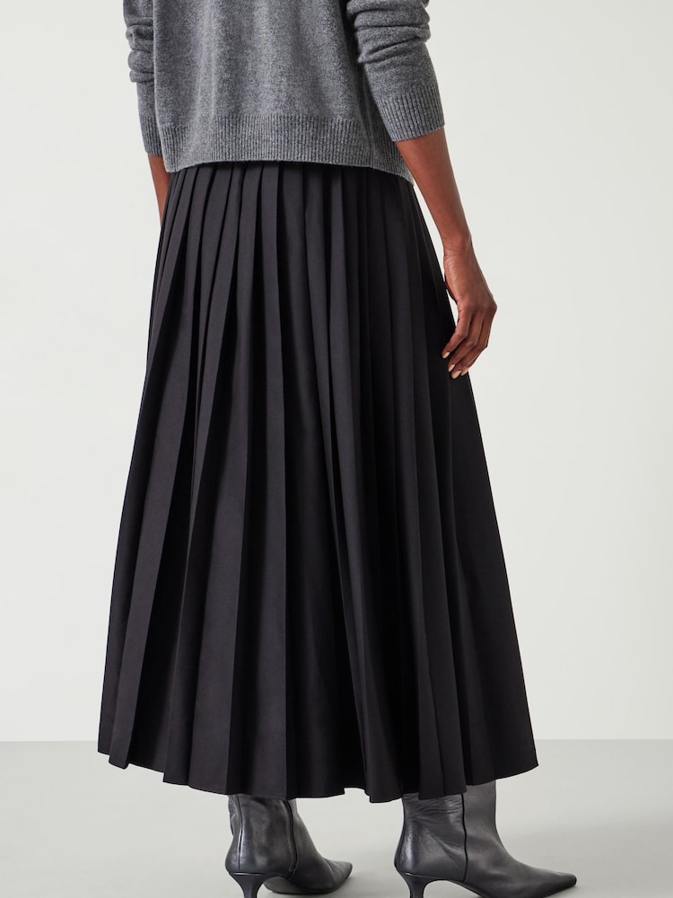 Hush Black Violet Wool Maxi Skirt - Image 2 of 5