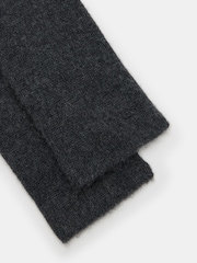 Hush Grey Cashmere Fingerless Gloves - Image 2 of 3