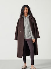 Hush Grey Shay Oversized Heavyweight 100% Cotton Hoodie - Image 2 of 5
