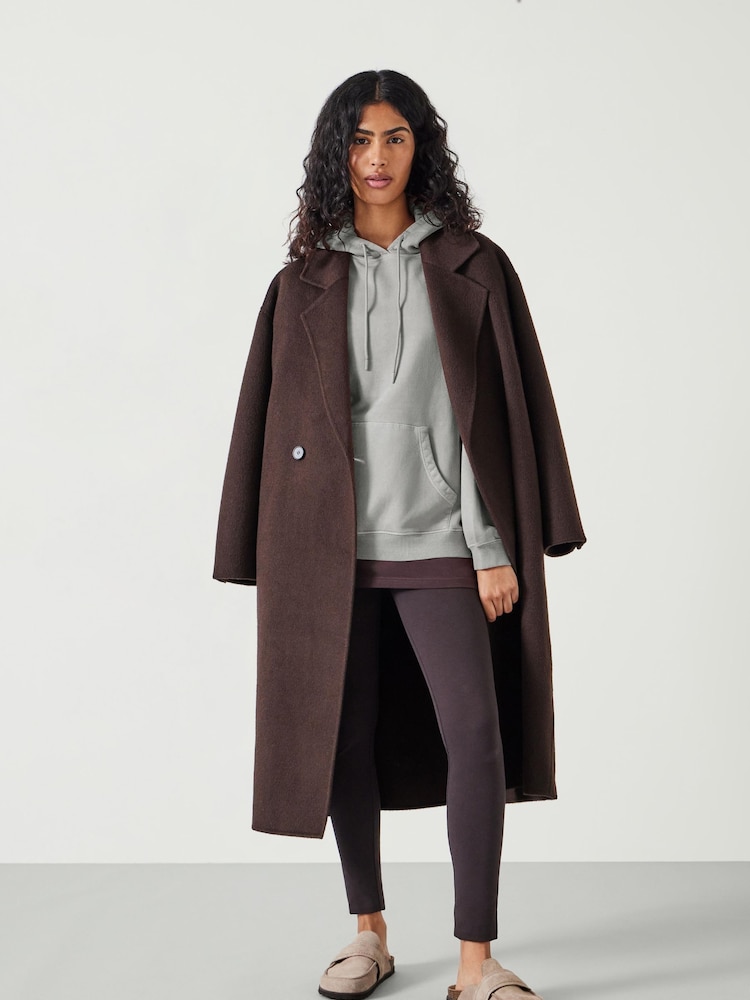 Hush Grey Shay Oversized Heavyweight 100% Cotton Hoodie - Image 2 of 5