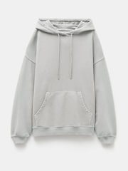 Hush Grey Shay Oversized Heavyweight 100% Cotton Hoodie - Image 5 of 5