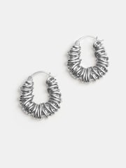 Hush Silver Tone Tilly Hoop Earrings - Image 1 of 4