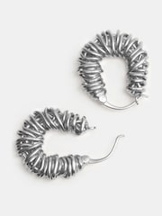 Hush Silver Tone Tilly Hoop Earrings - Image 4 of 4