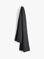 Hush Grey Teresa Ribbed Cashmere Scarf - Image 1 of 4