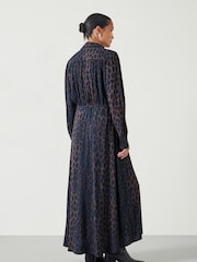 Hush Animal Print Rosey Midi Shirt Dress - Image 3 of 5