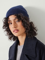 Hush Blue Cashmere Beanie - Image 4 of 4