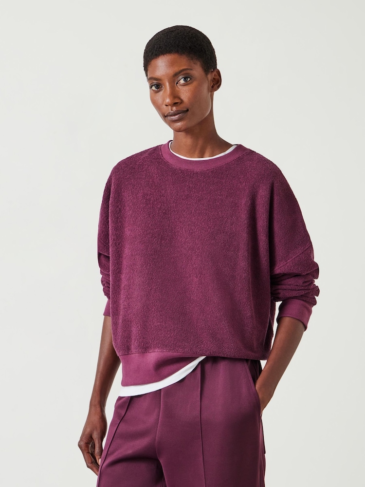 Hush Red Marley Relaxed Sweatshirt - Image 1 of 5