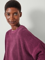 Hush Red Marley Relaxed Sweatshirt - Image 4 of 5