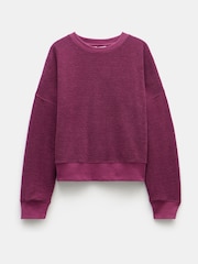 Hush Red Marley Relaxed Sweatshirt - Image 5 of 5