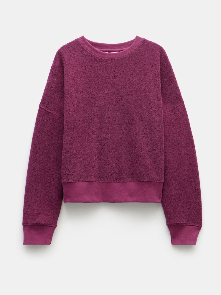 Hush Red Marley Relaxed Sweatshirt - Image 5 of 5