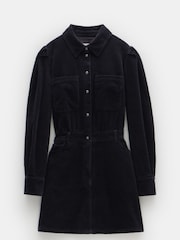 Hush Black Mariella Corduroy Mini 100% Cotton Dress - Image 5 of 5