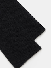 Hush Black Cashmere Fingerless Gloves - Image 3 of 3