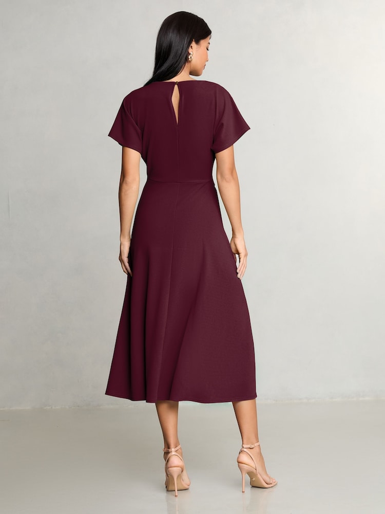 Lipsy Knot Side Midi Dress - Imagen 2 de 4