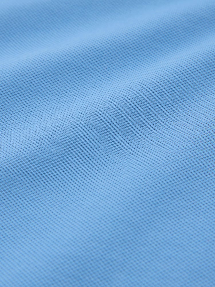 Blau - Reguläre Passform - Piqué-Poloshirt Kurzarm - Image 9 of 9