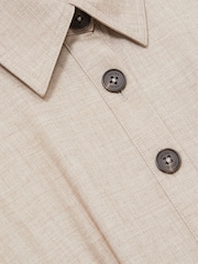 Reiss Neutral Abigail Tailored Wide Leg Jumpsuit - Image 6 of 6