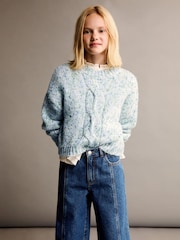 Mango Blue Icey Sweater - Image 1 of 6