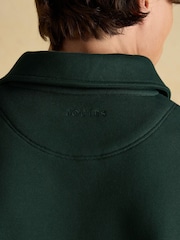 Joules Jenkins Green Brushed Cotton Collar Sweatshirt - Image 8 of 9