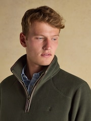 Verde escuro - Heritage Fleece Quarter Zip - Imagem 6 de 8