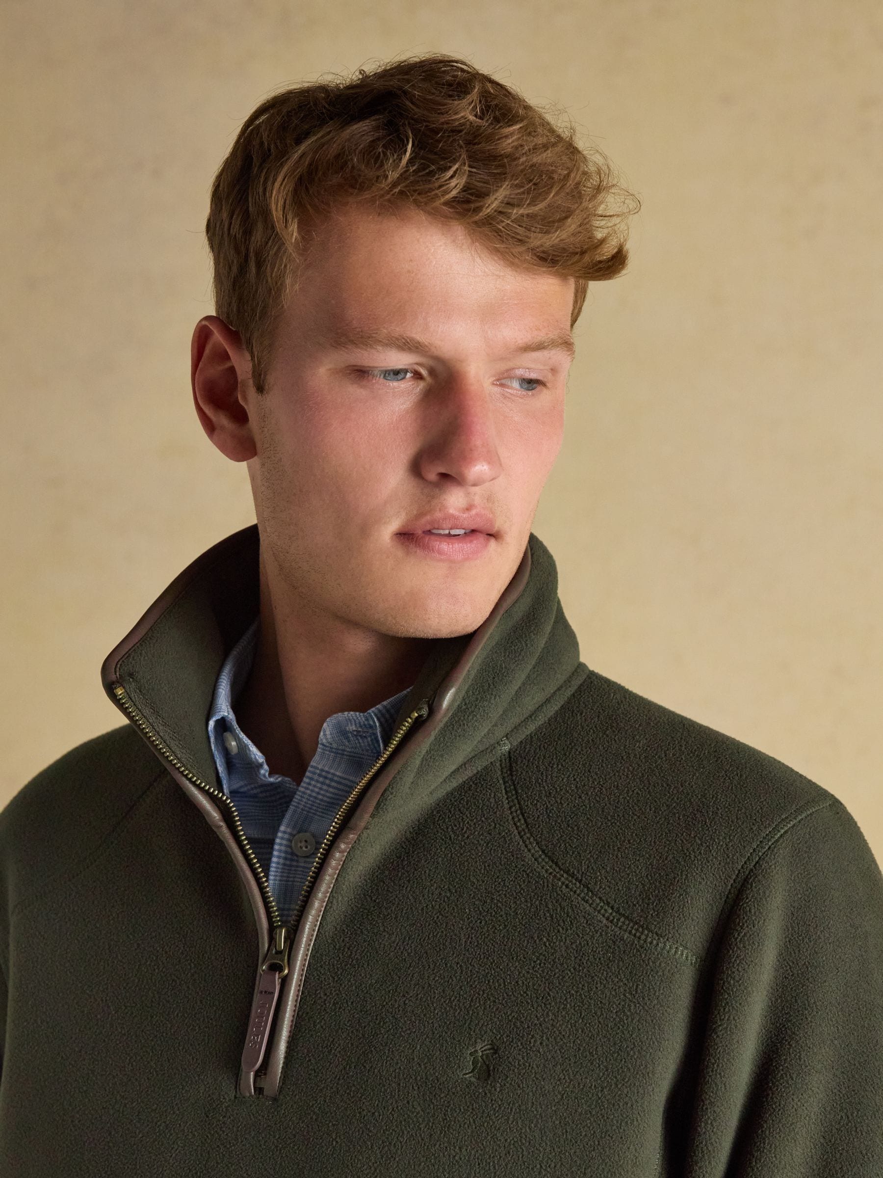 Comprar Verde escuro - Joules Heritage Fleece Quarter Zip from
