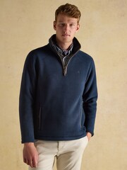 Heritage Fleece Navy Quarter Zip - Image 1 of 9