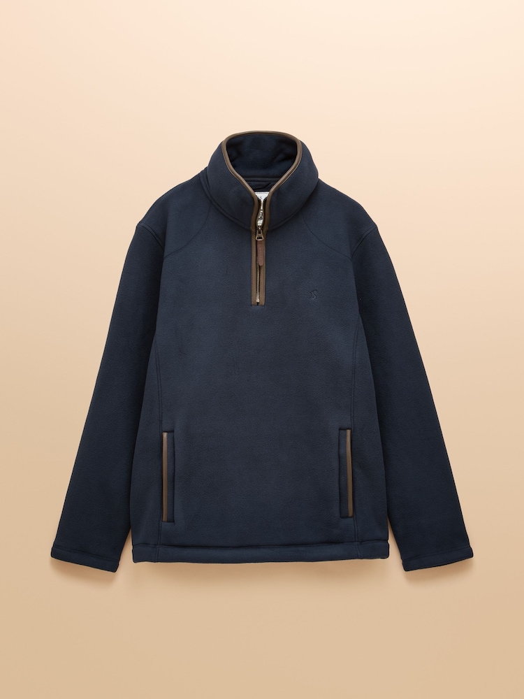 Heritage Fleece Navy Quarter Zip - Image 9 of 9
