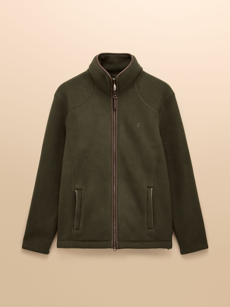 Heritage Fleece Dark Green Zip Through - Image 12 of 12 Heritage Fleece Dark Green Zip Through - Image 12 of 12