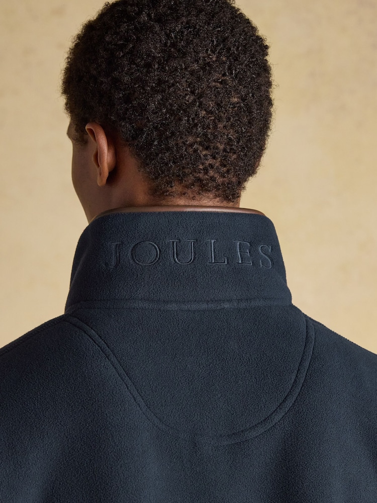 Joules Heritage Fleece Navy Zip Through - Image 16 of 16