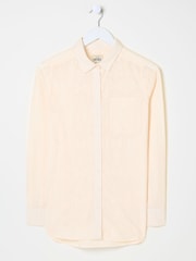 FatFace Olivia Ivory Embroidered 100% Cotton Long Sleeve Shirt - Image 8 of 8