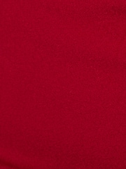 Adrianna Papell Red Beaded Crepe Wrap Dress - Image 7 of 7
