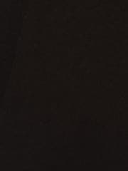 Adrianna Papell Knit Crepe Combo Mesh Black Gown - Image 7 of 7
