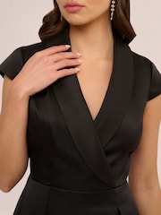 Adrianna Papell High-Low Cocktail Black Dress - Image 7 of 7