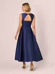 Adrianna Papell Sweetheart Mikado Ankle Dress - Image 2 of 6