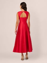 Adrianna Papell Sweetheart Mikado Ankle Dress - Image 2 of 7