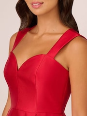 Adrianna Papell Sweetheart Mikado Ankle Dress - Image 4 of 7