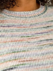 Roman Green Curve Broken Stripe Knit Jumper - Image 5 of 5