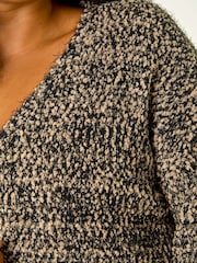 Roman Natural Curve Fluffy Textured Cardigan - Image 5 of 5